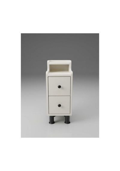 Çok Amaçlı Modern Yan Sehpa Organizer Yatak Odası Komodin 25cm Ahşap Görünümlü Ev Tamamlayıcı Beyaz - 926882295 Beyaz