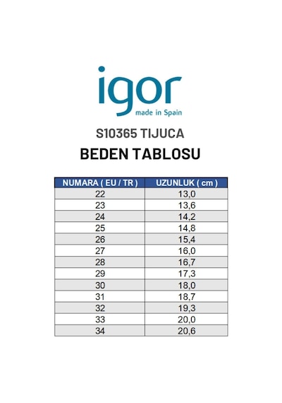 İgor Igor Tijuca Çocuk Hafif Sandalet - Kum S10365-100