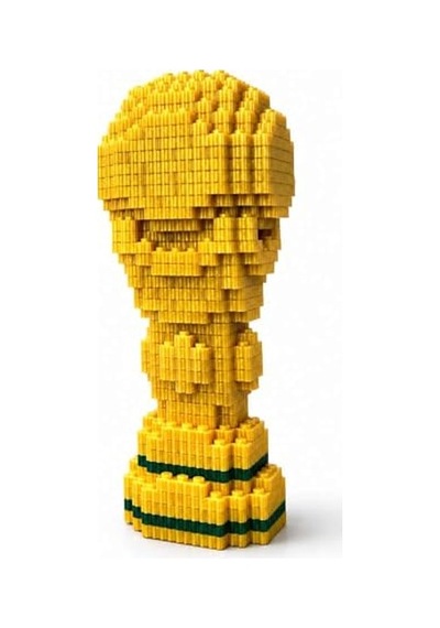 Dünya Kupası Tasarımlı Büyük Parçalı Blok Oyuncak Seti Big Pixel Brick Set