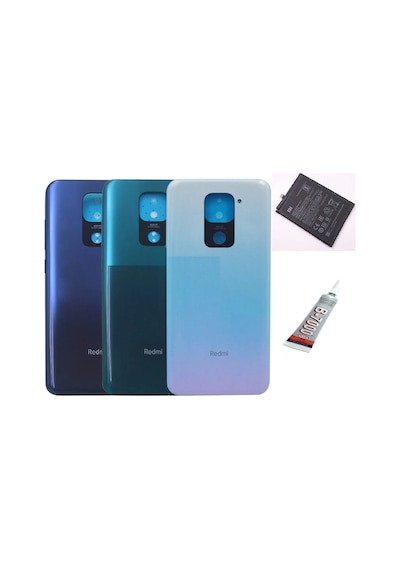 Redmi Note 9 Arka Batarya Kapağı ,batarya Ve B7000 Mavi 76814491