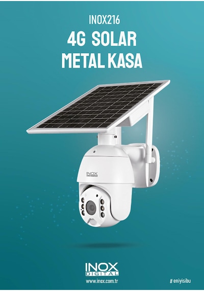 Özkam İnox 3mp Su Geçirmez 4g Sim Kart Destekli Ptz Solar