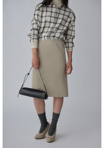 Suud Collection Taş Midi Gabardin Etek
