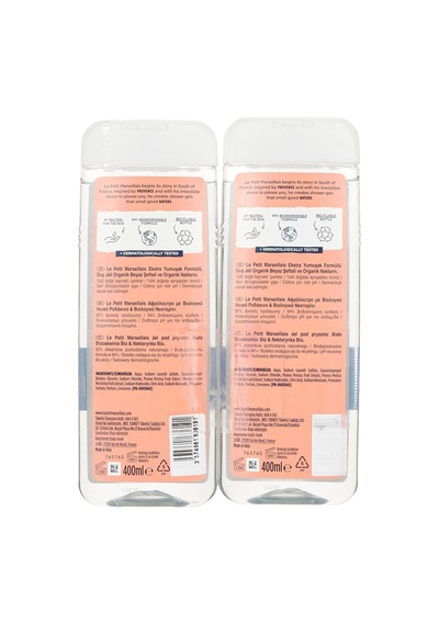 Le Petit Marseillais Duş Jeli Beyaz Şeftali Ve Nektarin 2 X 400 Ml 285 ML