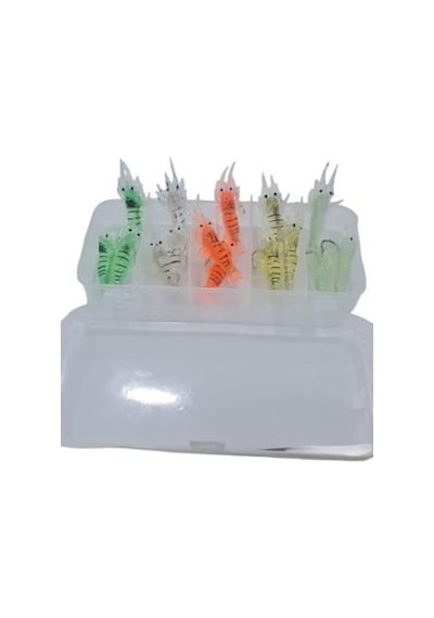 Oskar Kutu Kancalı Karides 4.5cm Silikon Yem