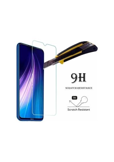 Tedar Xiaomi Redmi Note 8 Pro Uyumlu Premium Ekran Koruyucu 9h Sert Temperli Kırılmaz Cam Koruma Şeffaf Najmaddin