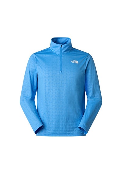 The North Face M 24/7 Pentadome Embossed 1/4 Zıp Tee Erkek Outdoor Tişörtü Nf0a8g88h0f1 Mavi