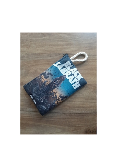 Owl Bag Black Sabbath Desenli Tasarım Cüzdan Kalemlik Çanta Düzenleyici Diğer