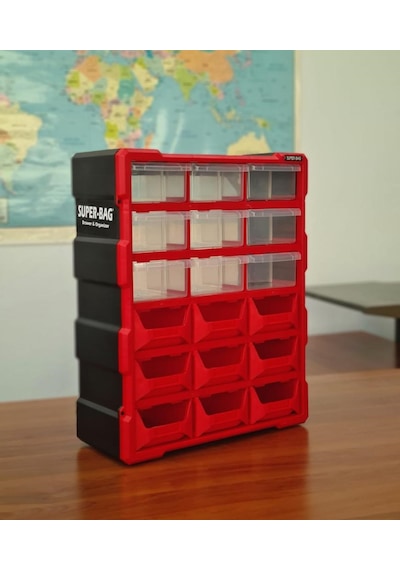 Superbag 18’Li Monoblok Çekmece Avadanlık Set Asr-6011