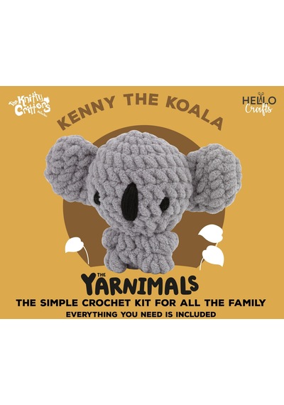 Bakgelal Amigurumi Koala Yapım Kiti Başlangıç Seviyesi Tığ Örgü Seti Çocuk Ve Yetişkin Hobi Seti