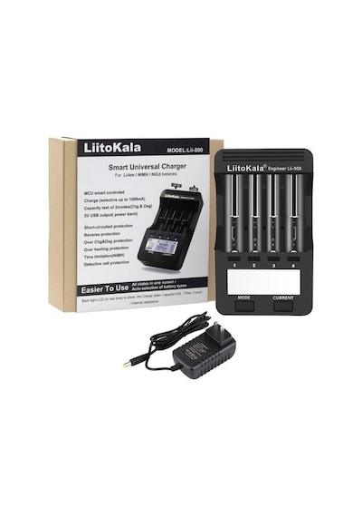 Liitokala Lii-500 4 Yuvalı Akıllı Pil Şarj, Deşarj Ve Kapasite Test Cihazı