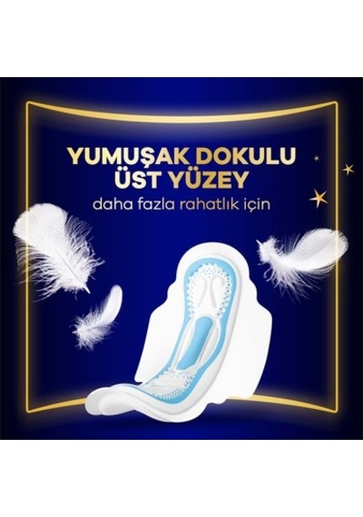 Süper Paket Gece Hijyenik Ped 16 Adet Ekstra Koruma