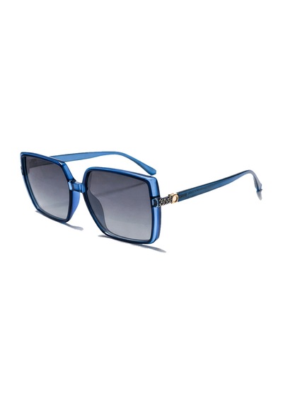 Zalara Polarize Cam Vintage & Retro Unisex Güneş Gözlüğü Mavi