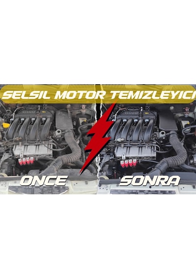 Selsil Motor Temizleme Spreyi 500 ML 24 Adet