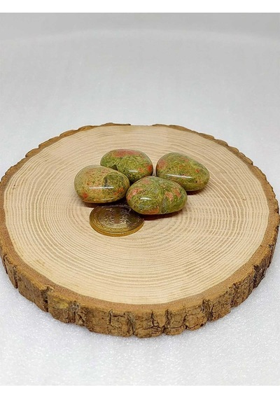 Unakit Taşı Kalp Şekilli 14-16gr