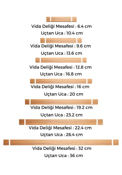 Dolap Kulpu, 160 Mm, 16cm , Mutfak Dolap Kulplari, Ahşap Kulp, Cekmece Kulpu, Kulp, Ahşap