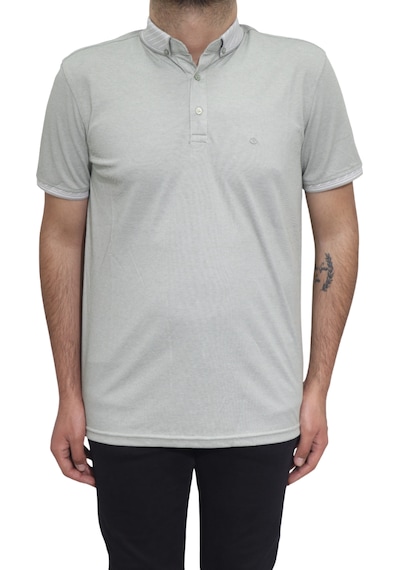 Santa Dmc Tekstil Erkek Düz Spor Kesim Normal Kalıp Polo Yaka T-shirt Yeşil