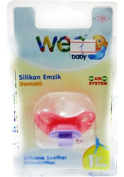 Wee Baby Renkli Damaklı Emzik No:1 - Pembe