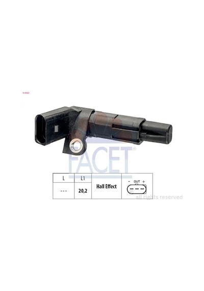 Skoda Fabia 2 Krank Sensoru 1.2 2007-2014 Facet 90683