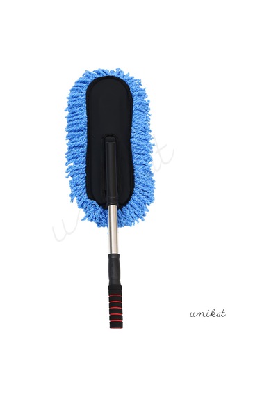 Mikrofiber Örgü Başlıklı Araç Yıkama Ve Toz Alma Mopu Mavi Renk 1 Adet