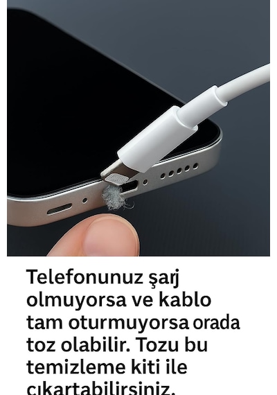 Kulaklık Temizleme Kiti Bluetooth Kulaklık, Ahize, Telefon Ahizesi, Temizle Fırçası Ve Toz Alma Uçları Çok renkli