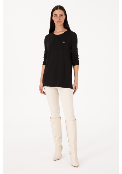 U.s. Polo Assn. Kadın Siyah Kazak /triko 50314454-vr046 Sıyah