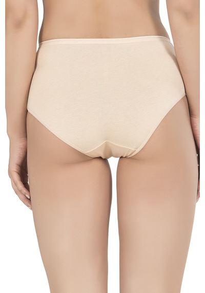 Özkan Underwear Özkan 23922 3'lü Paket Kadın Pamuklu Modal Esnek Yumuşak Yüksek Bel Bato Külot Ten