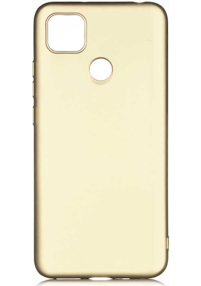 Kilifone - Xiaomi Uyumlu Redmi 9c - Kılıf Mat Renkli Esnek Premier Silikon Kapak - Gold