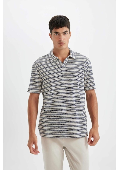 DeFacto Regular Fit Triko Kısa Kollu Polo Tişört D4818AX24SMNV46