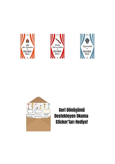 Aşk Bir Zamanlar Ciltli + Darbe: Kan Ve Sultan Ciltli + Nizamülmülk Ciltli + Okuma Sticker'ları