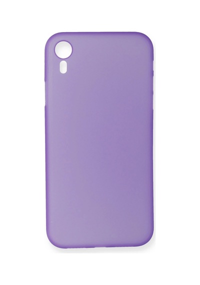 Newface - 775 - İphone Xr Kılıf Pp Ultra İnce Kapak - Kmrsfres - - Mor