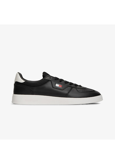 Tommy Hilfiger The Greenwich Edge Leather Erkek Siyah Spor Ayakkabı Em0em01762 2800282