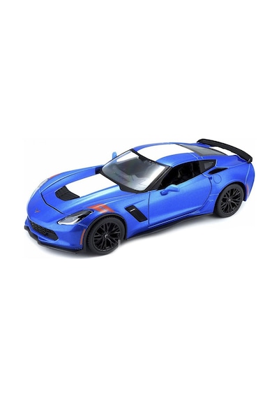 Maisto 1/24 2017 Model Corvette Grand Sport Mavi