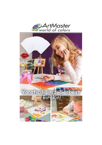 Resim Kağıdı 50x70 100 Lü Paket 100 Gr 1 Paket 50 70 Resim Kartonu Kuru Boya Pastel Boya Guaj Boya Sulu Boya Resim Sanat