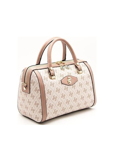 Silver Polo Sp1091 Kadın El Çantası Monogram Pembe-somon