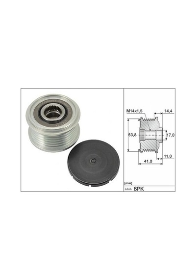 Ina 535030410 Alternatör Kasnağı 301 308 Iı 3008 Iı 5008 Iı Partner C Elysee C3 Aircross C4 Iı C4 Cactus C4 Picasso Berlingo Ds4 1.2 Eb1 1610815380