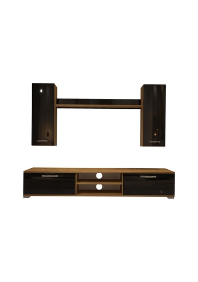 Decoraktiv Eko 7 Mdf Dvd Tv Ünitesi Tv Sehpası Pera - Siyah