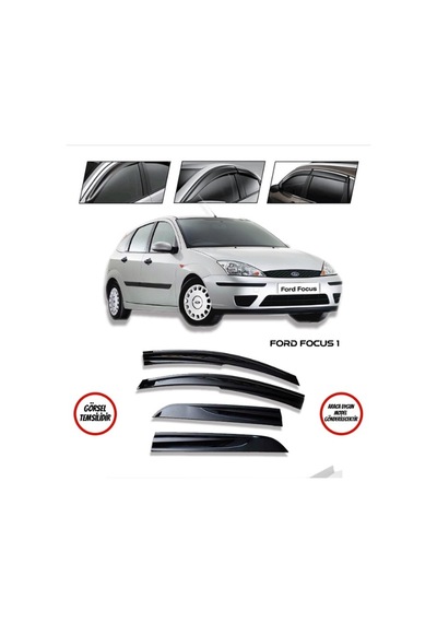 Ford Focus 1 Cam Rüzgarlığı Kutulu Gönderim - Lazer Kesim