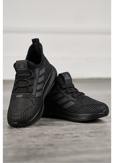 Kidsprint Unisex Kız Çocuk Erkek Çocuk Nefes Alabilen Yazlık ... Siyah - Siyah