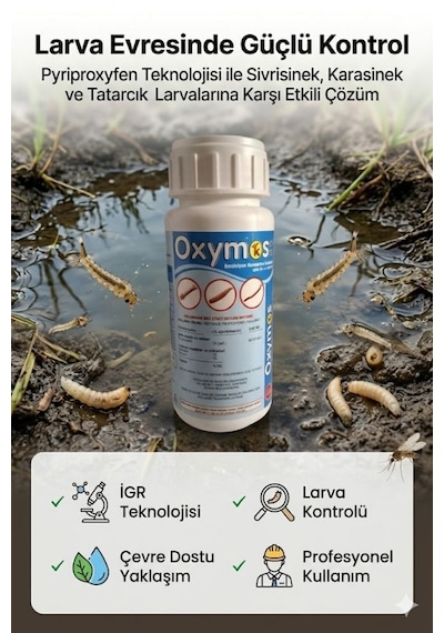 Oxymos 20 Ec 100 Ml - Sivrisinek Ve Karasinek Larva İlacı