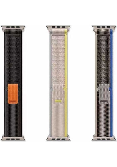 Watch 7 41mm Uyumlu Krd-77 Hasır Zore Kordon-beyaz-sarı