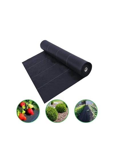 Taban Örtüsü 3x4 Metre Sera Taban Örtüsü Jüt Siyah Taban Örtüsü Malçlama Örtüsü Yer Örtüsü