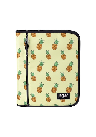 Jacbag Organizip-fermuarlı Dosya Çanta A4 Organizer Dosya-ananas Tek Renk