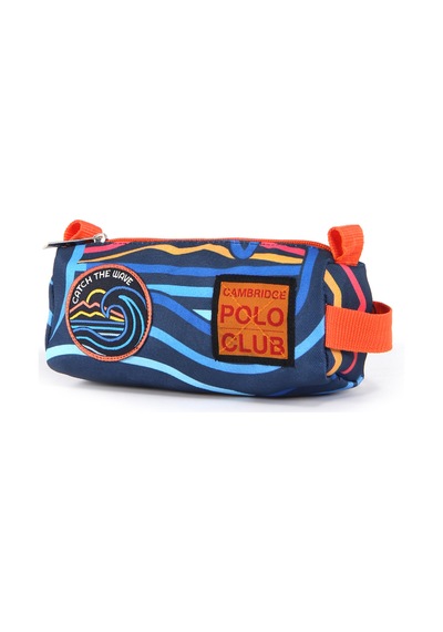 Cambridge Polo Club Wave Tek Bölmeli Unisex Çocuk Kalemlik Lacivert