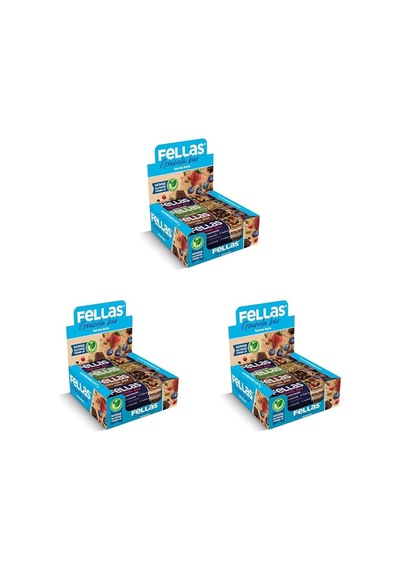Tr Granola Bar Karma Kutu, 3 Çeşit, 12 Adet 3 Paketi