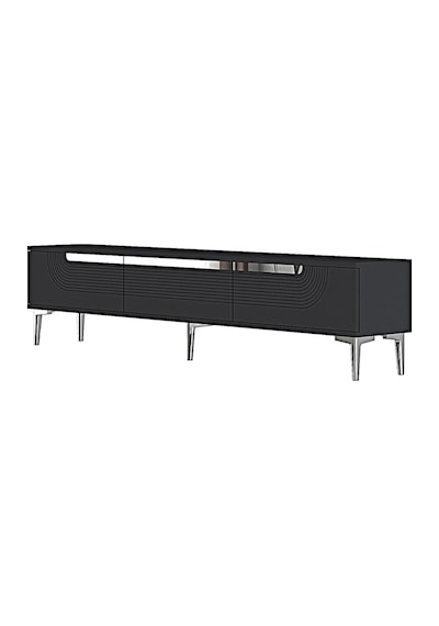 Tsa1805as Meyra Tv Sehpası Antrasit-sılver 180cm Antrasit - Gümüş