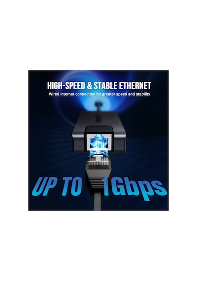 Lemorele Tc24, 5 İn 1 Çoğaltıcı Hub - 1x Rj45 İnternet 2x Usb 3.0 4k Hdmı Ve Type-c Pd Şarj Girişli Çoklayıcı