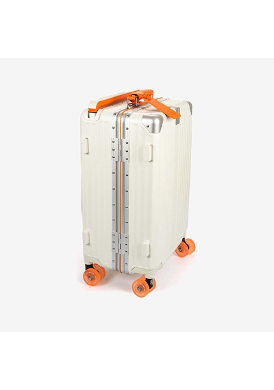 Baggaj Unisex Valiz 2523l Bej-orange