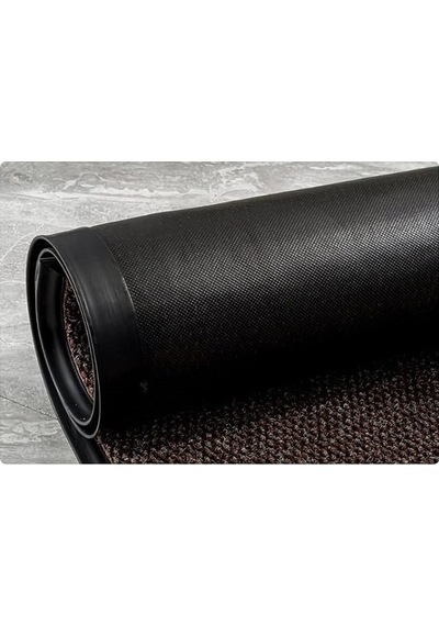 Kahverengi Çamur Kazıyıcı Sıyırıcı Kapı Önü Paspası 90x150