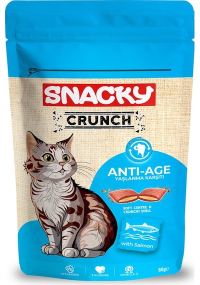 Somonlu Kedi Ödül Maması Yaşlanma Karşıtı