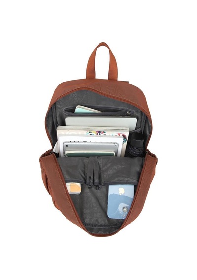 Exclusive Serisi Uniseks Sırt Çantası Smart Bags 8702 Kahverengi